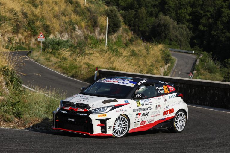 A PAPERINI-FRUINI ANCHE LA TERZA PROVA DELLA GR YARIS RALLY CUP