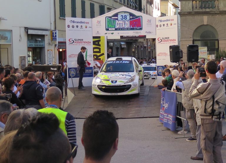 77 iscritti al Rally città di Pistoia