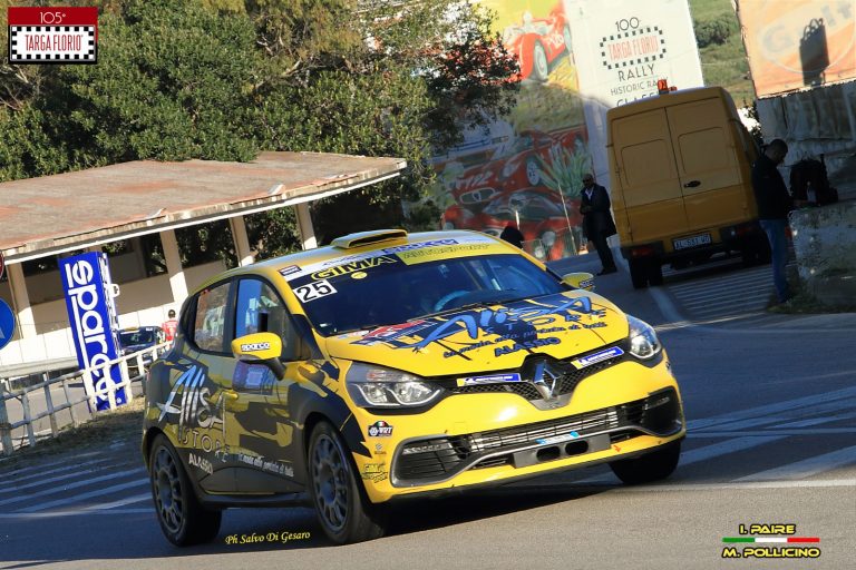 Ivan Paire prosegue la via della crescita sulle strade del Rally Targa Florio