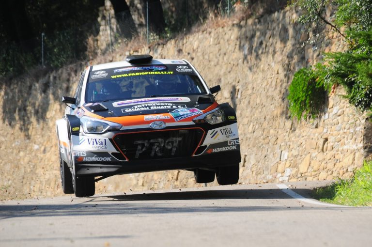 Pinelli al Rally Casciana