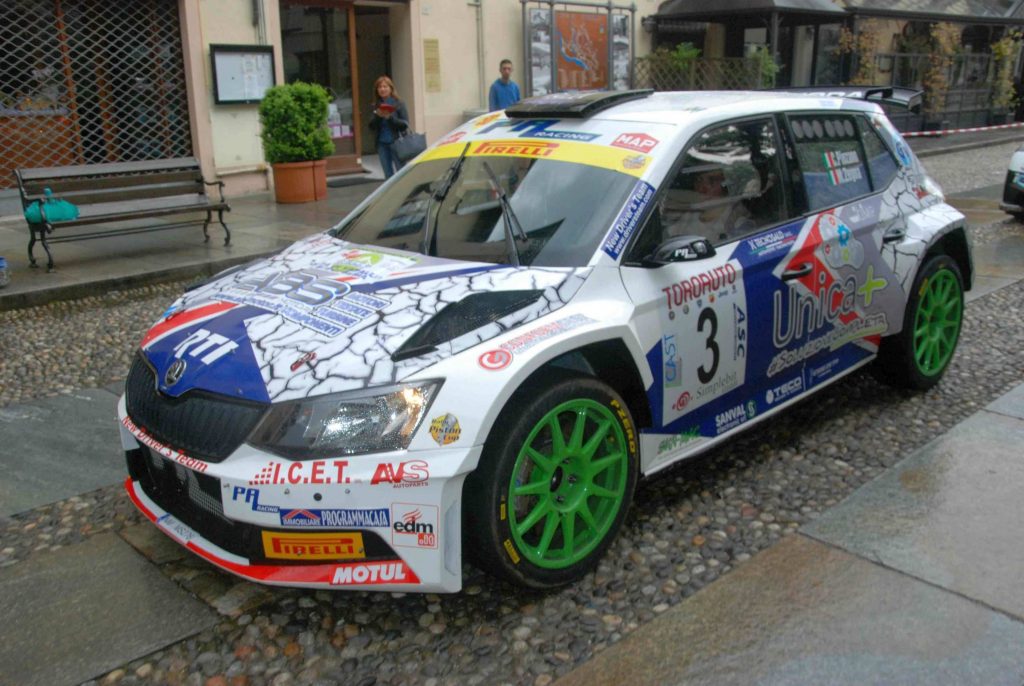 Pinzano (Skoda) verso la vittoria del Rally Città di Varallo e Borgosesia