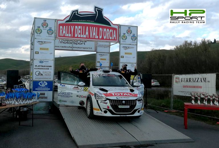 HP SPORT RRT E TREVISANI – SUCCESSO PIENO AL RALLY DELLA VAL d’ORCIA