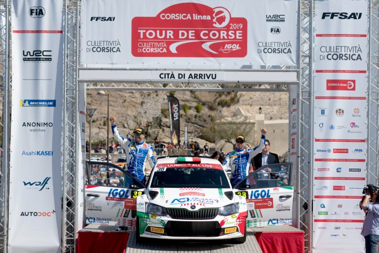 Andolfi vince il Rally di Corsica nel WRC 2