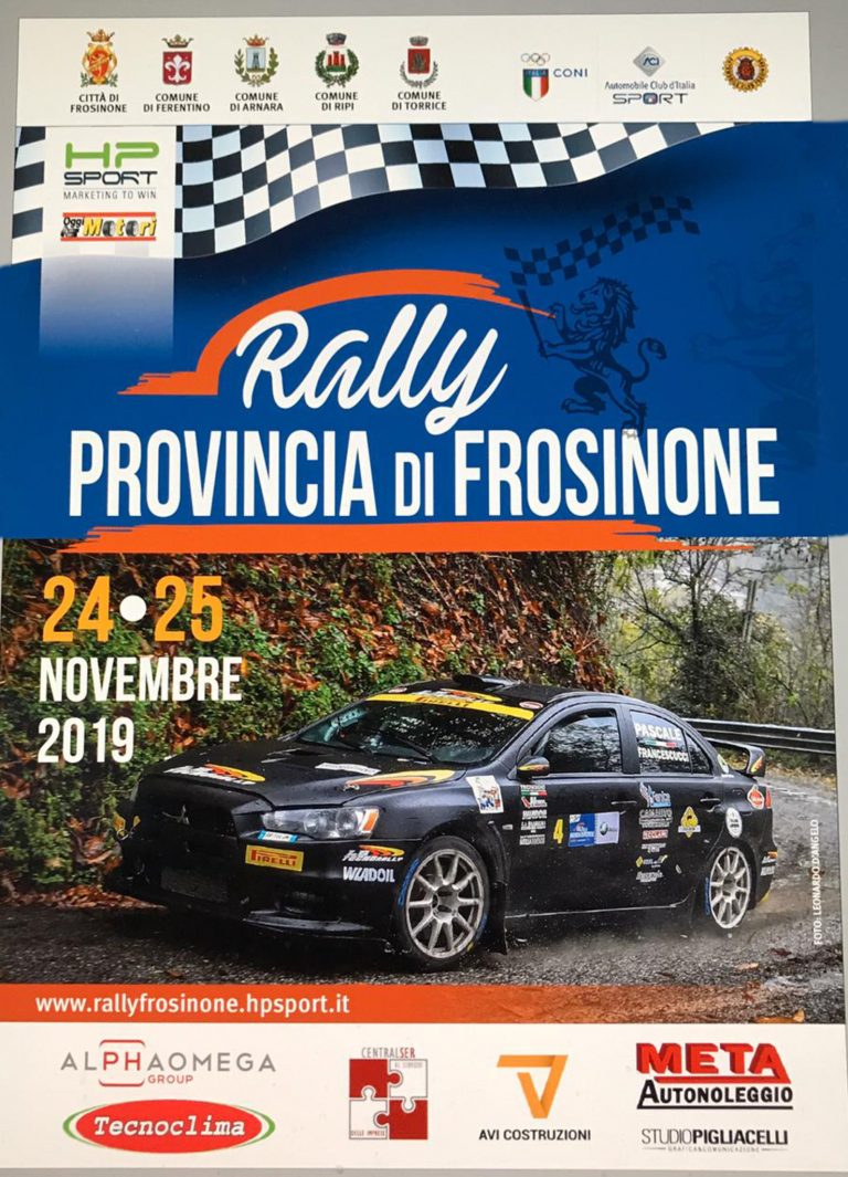 Rinviato il Rally provincia di Frosinone