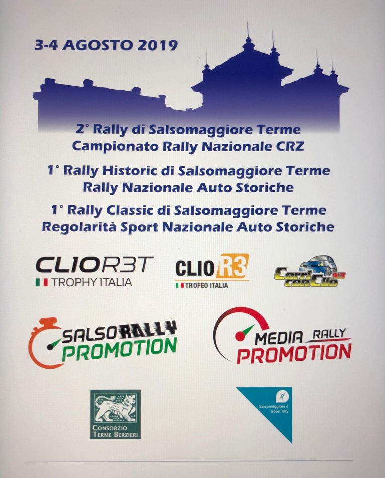 Il Rally Salsomaggiore ed il suo tris di gare