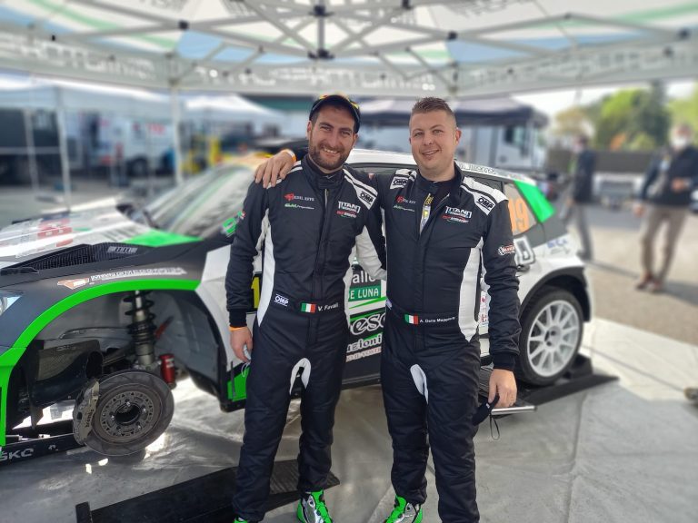 Della Maggiora al Rally Casentino