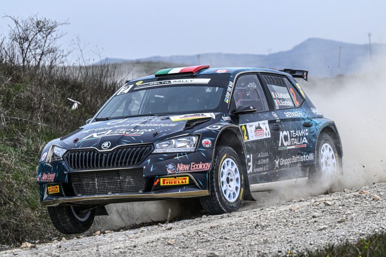 Battistoli-Scattolin leader provvisori del Rally Val D’Orcia
