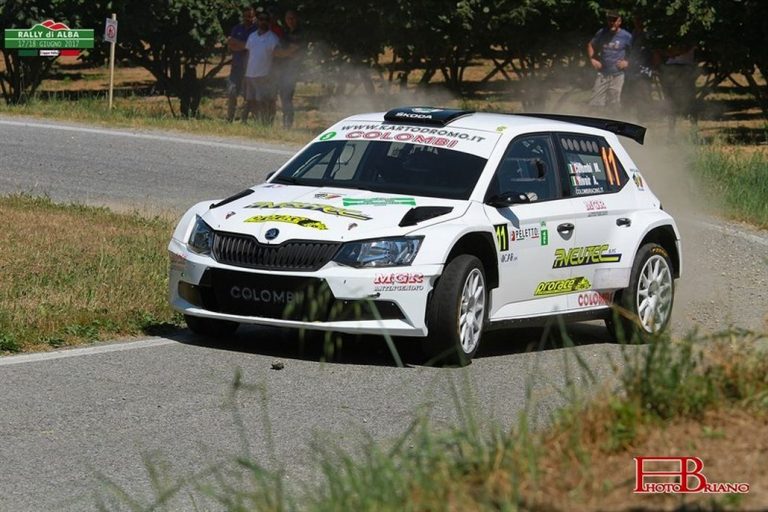 Rally Alba, Colombi al comando dopo ps 1