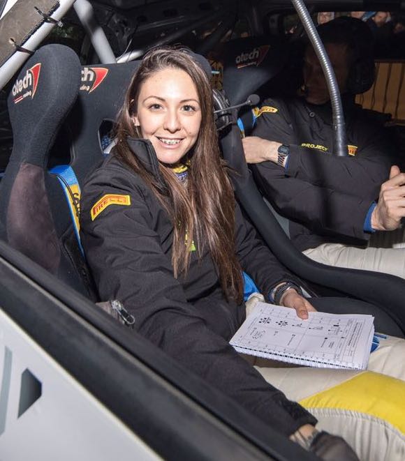 CORINNE FEDERIGHI ALL’AVVIO TRICOLORE DEL RALLY “IL CIOCCO”