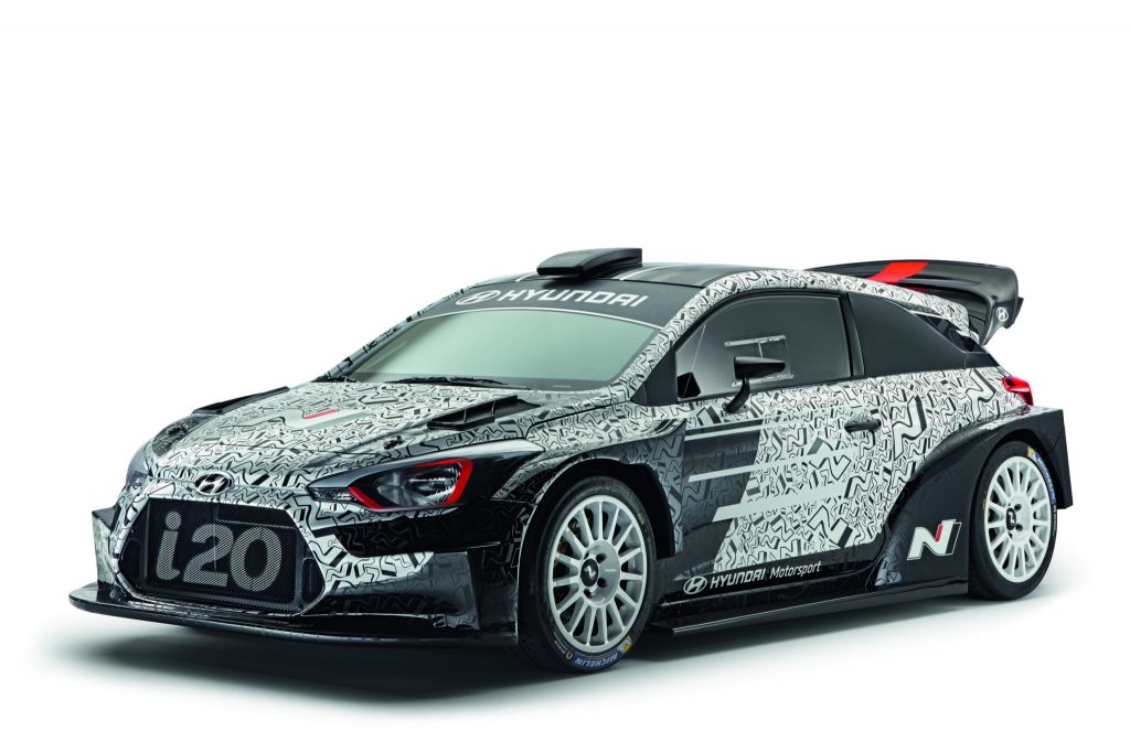 La Hyundai i20 WRC 2017 al salone di Parigi