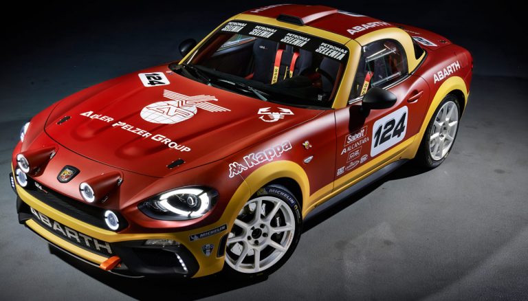 La Fiat 124 Abarth pronta per i test