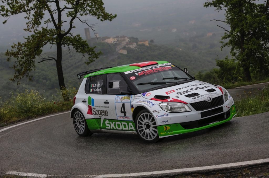 Artino e Ghilardi vincono il 31° Rally della Valdinievole su Skoda Fabia S2000