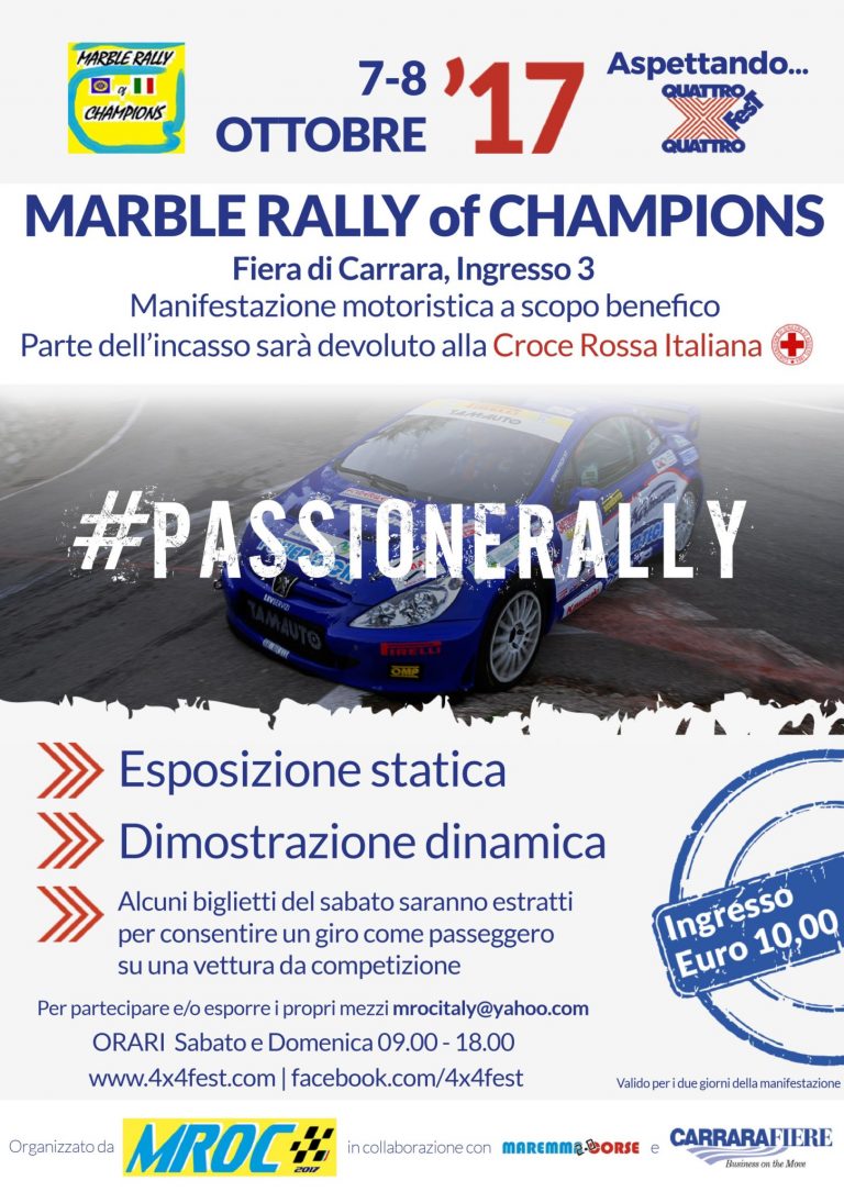 1° Marble Rally of champions