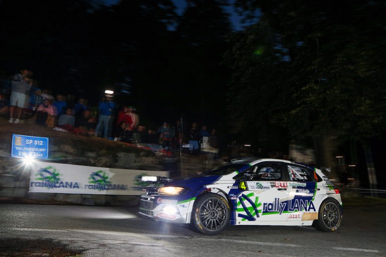 Pinzano-Zegna aprono il Rally Lana con il miglior tempo in notturna