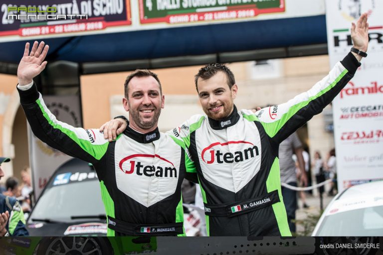 Menegatti scalda i muscoli al Benacus Rally