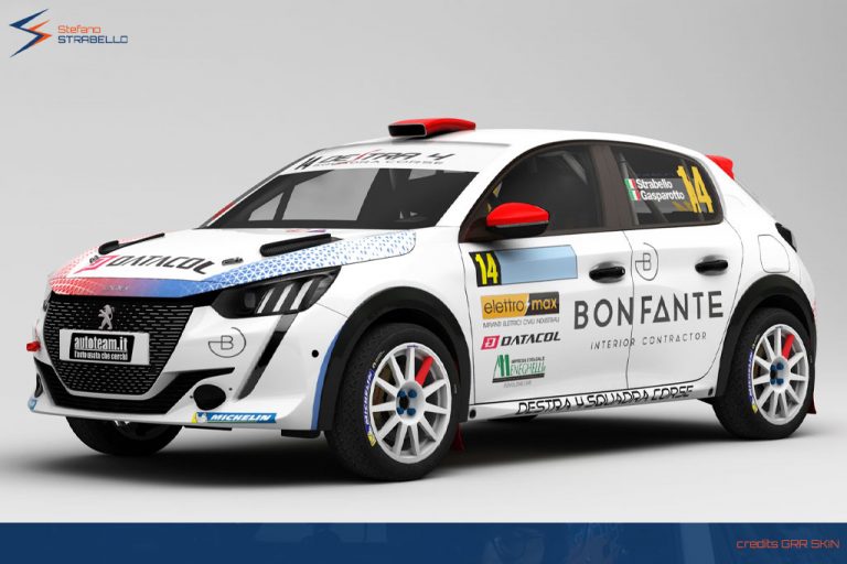 La prima di Strabello sulla Peugeot 208 Rally 4