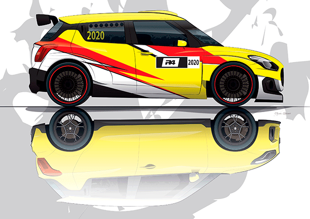 Suzuki Spagna vira nella categoria R4 Kit