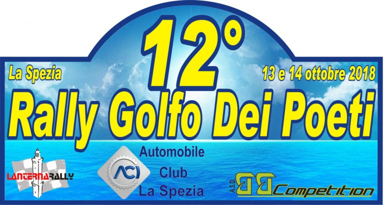 12° RALLY GOLFO DEI POETI, UFFICIALE IL 14 OTTOBRE