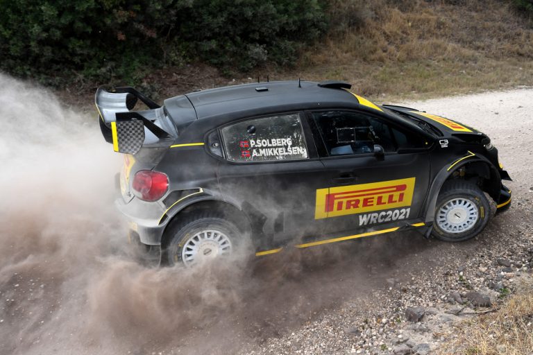 Solberg e Mikkelsen in Sardegna per testare le nuove Pirelli