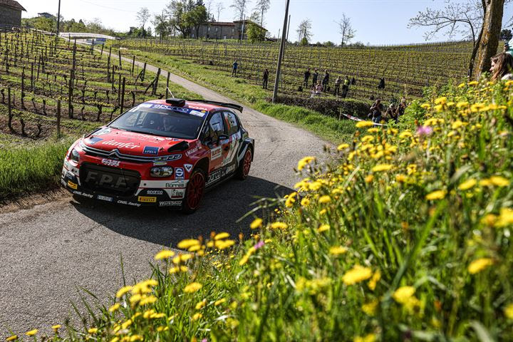 Crugnola-Ometto davanti a tutti al Rally Regione Piemonte