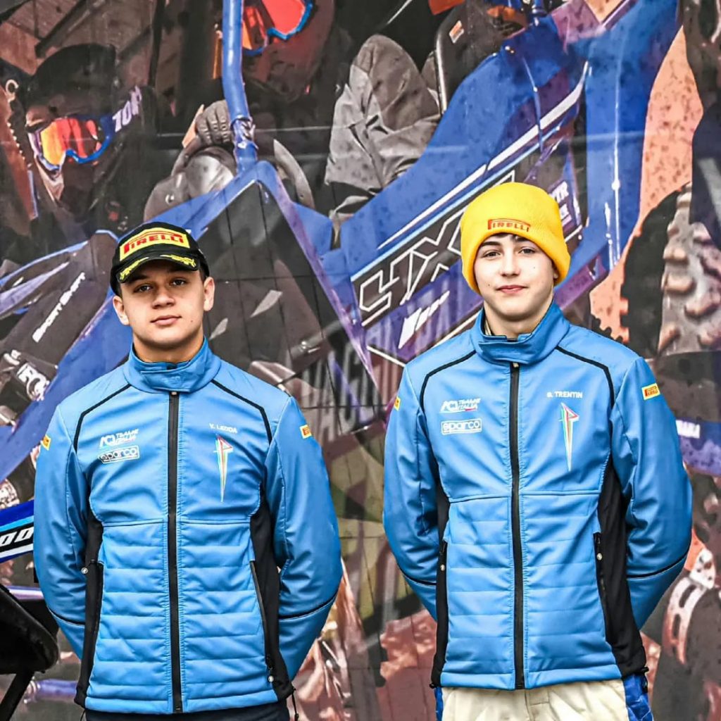 Ledda e Trentin in Finlandia con i colori di ACI Team Italia