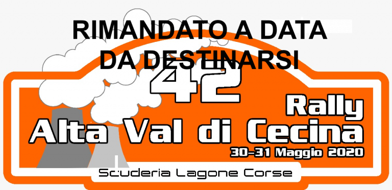 Rinviato il Rally Alta Val di Cecina
