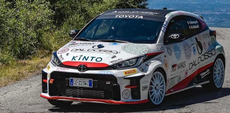 Romagnoli al debutto sulla GR Yaris a Roma