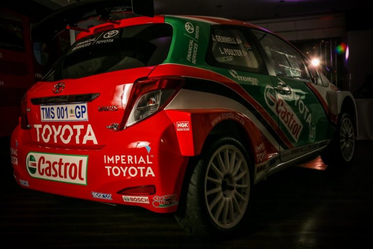 La Yaris S2000 pronta per il Campionato Sud Africano Rally