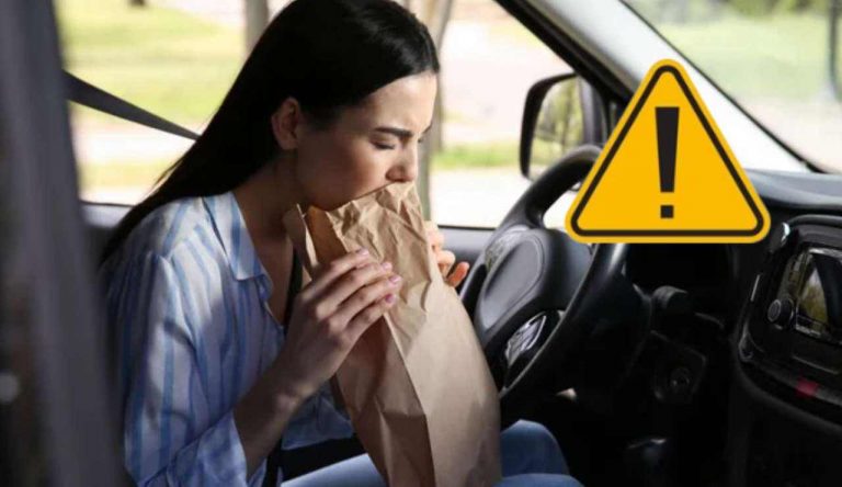 Donna e nausea (Depositphotos foto) - www.rally.it