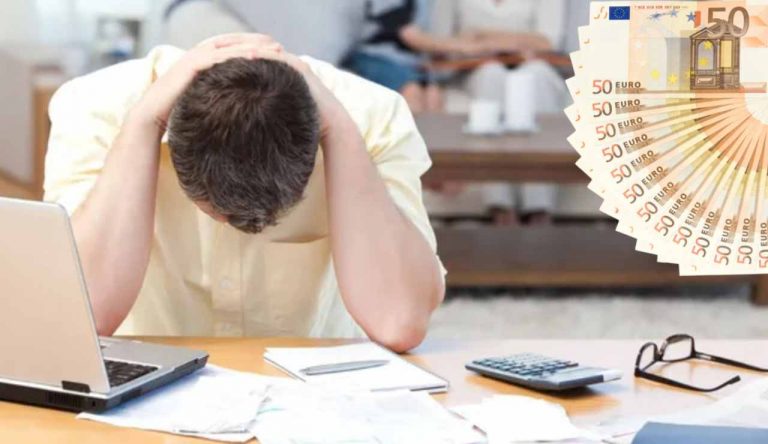 Uomo disperato e multa (Depositphotos foto) - www.rally.it