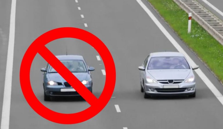 Divieto di sorpasso a destra