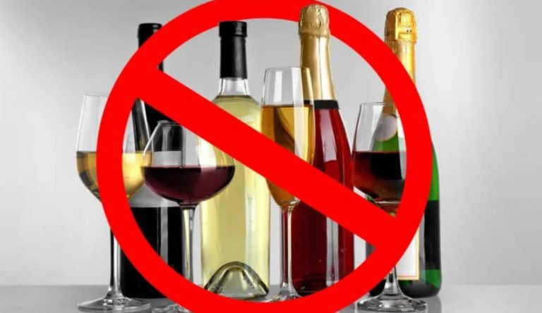 Vietato consumare alcol