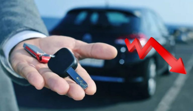 Auto e mercato in discesa (Depositphotos foto) - www.rally.it