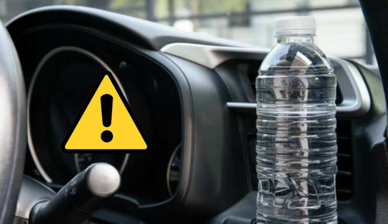 Bottiglia d'acqua in auto (Depositphotos foto) - www.rally.it