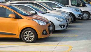 Parcheggio auto occupato