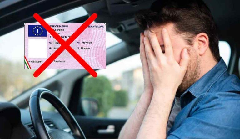 Patente e uomo disperato (Depositphotos foto) - www.rally.it