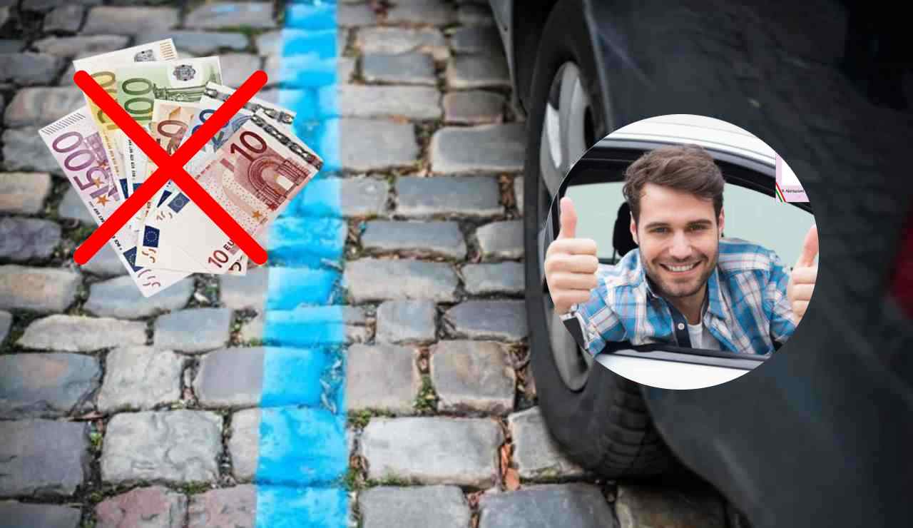 Strisce blu e risparmio (Depositphotos foto) - www.rally.it